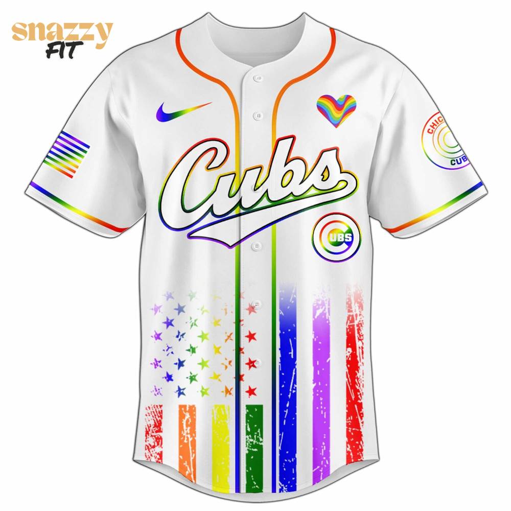 Chicago Cubs MLB Happy Pride Month Limited Edition Jersey 2025 Chicago Cubs MLB Happy Pride Month Limited Edition Jersey 2025