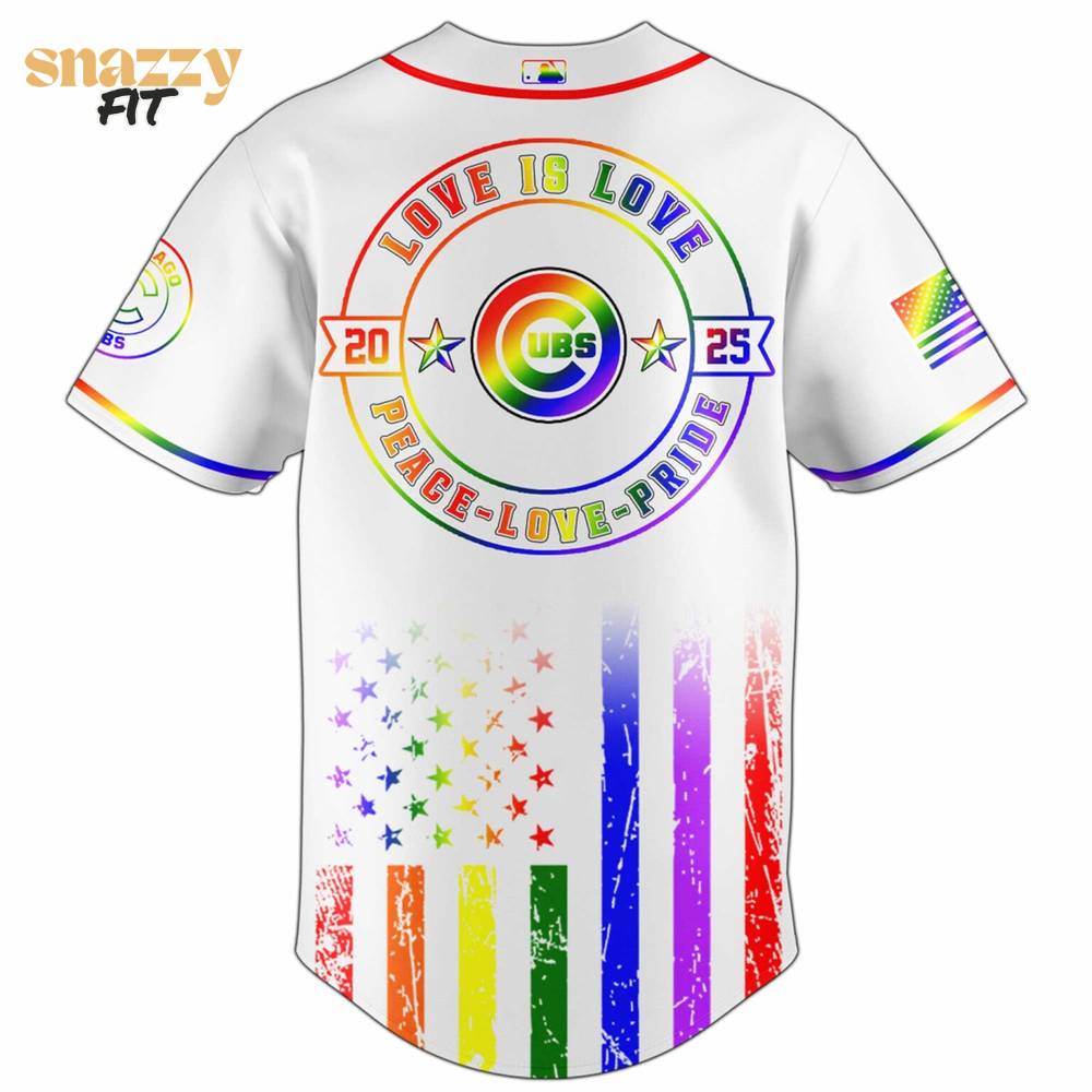 Chicago Cubs MLB Happy Pride Month Limited Edition Jersey 2025 Chicago Cubs MLB Happy Pride Month Limited Edition Jersey 2025