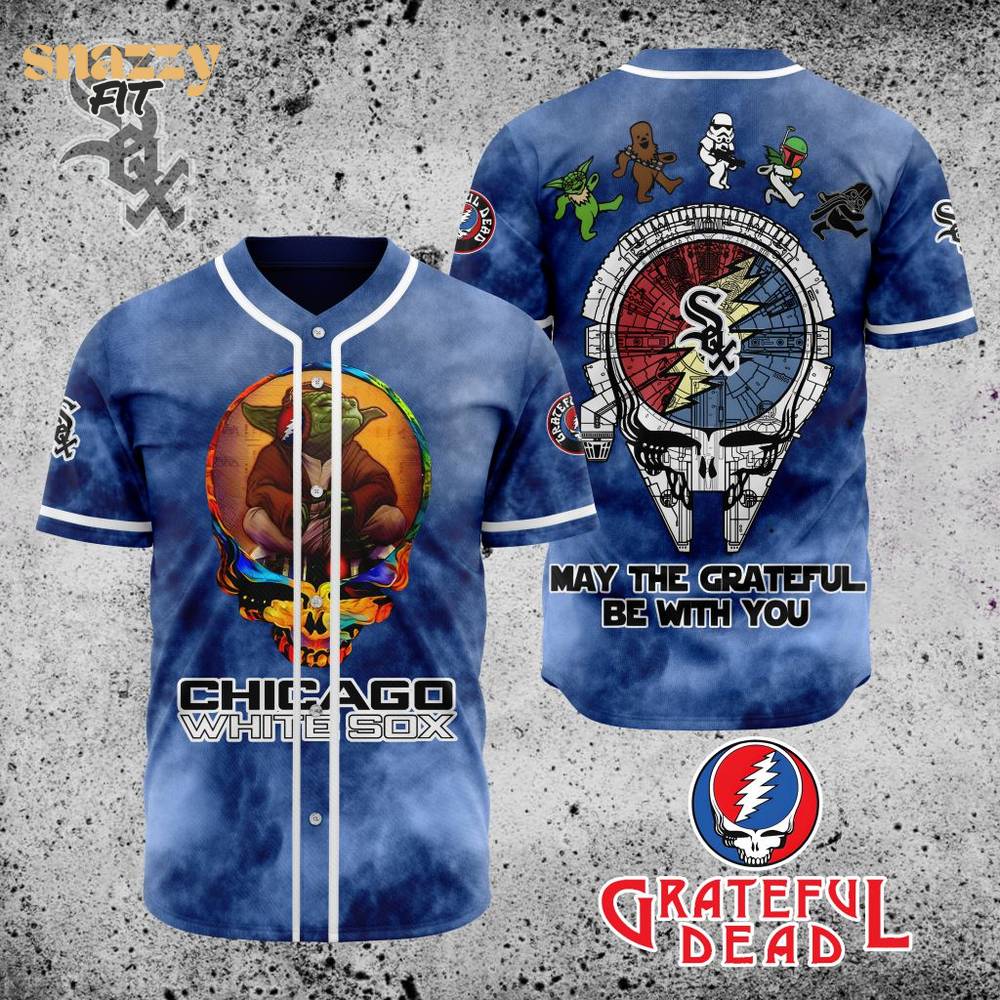 Chicogo White Sox Star Wars x Grateful Dead Jersey Chicogo White Sox Star Wars x Grateful Dead Jersey
