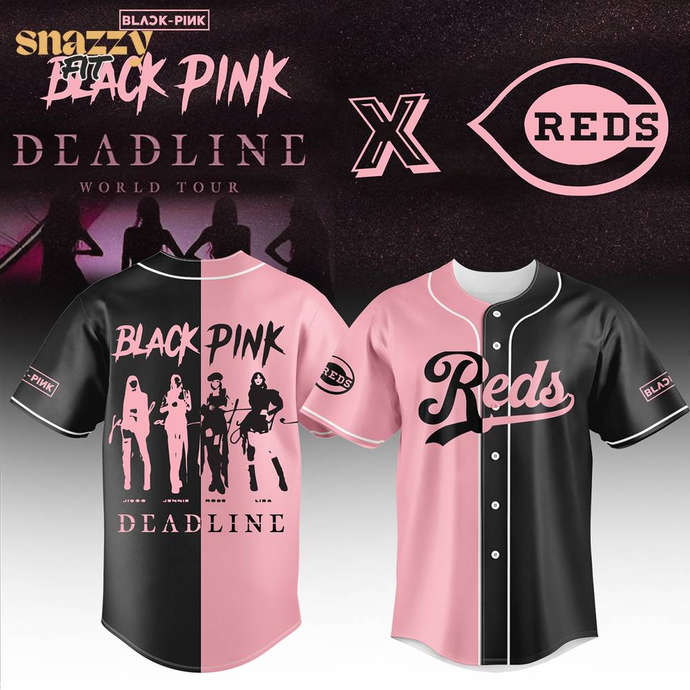 Cincinnati Reds BLACKPINK Jersey Cincinnati Reds BLACKPINK Jersey