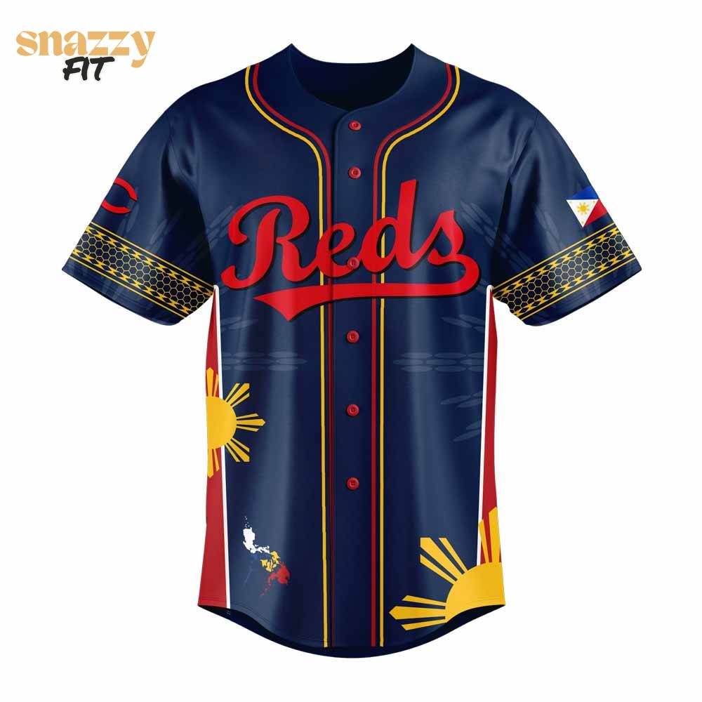 Cincinnati Reds Filipino Heritage Night Jersey Cincinnati Reds Filipino Heritage Night Jersey