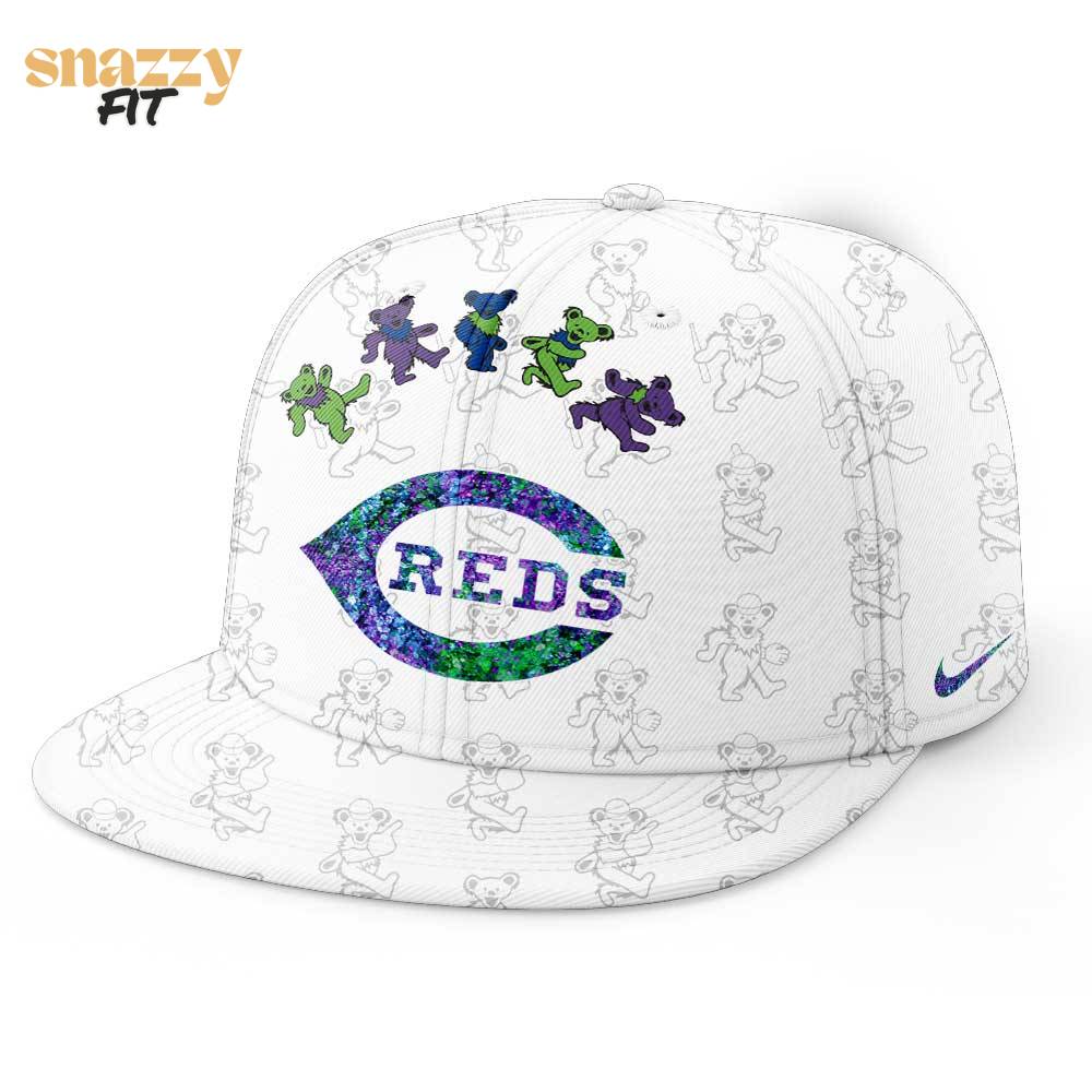 Cincinnati Reds Grateful Dead Night Jersey V2 Cincinnati Reds Grateful Dead Night Jersey V2