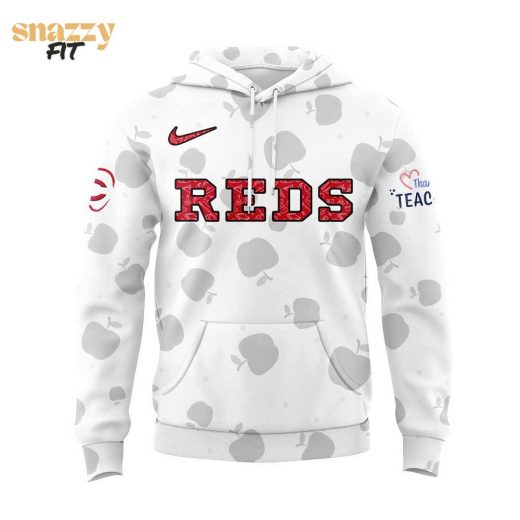 Cincinnati Reds Happy Teacher Day Hoodie
