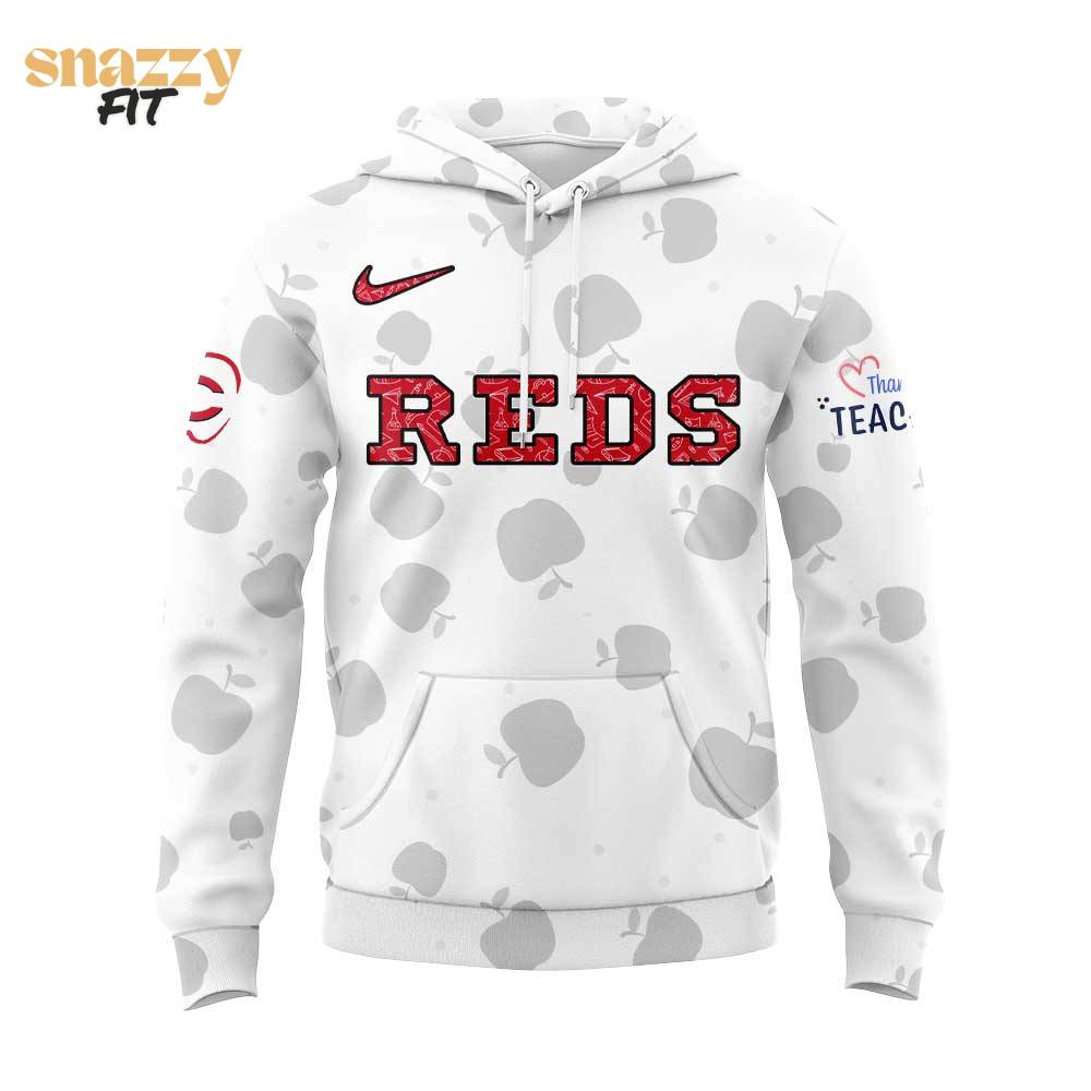 Cincinnati Reds Happy Teacher Day Hoodie Cincinnati Reds Happy Teacher Day Hoodie