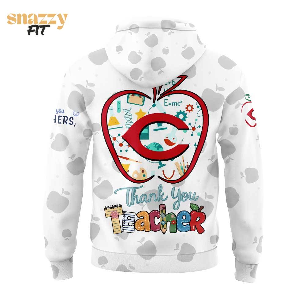 Cincinnati Reds Happy Teacher Day Hoodie Cincinnati Reds Happy Teacher Day Hoodie