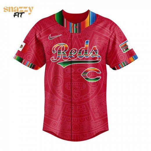 Cincinnati Reds Mexican Heritage Night Red  Jersey