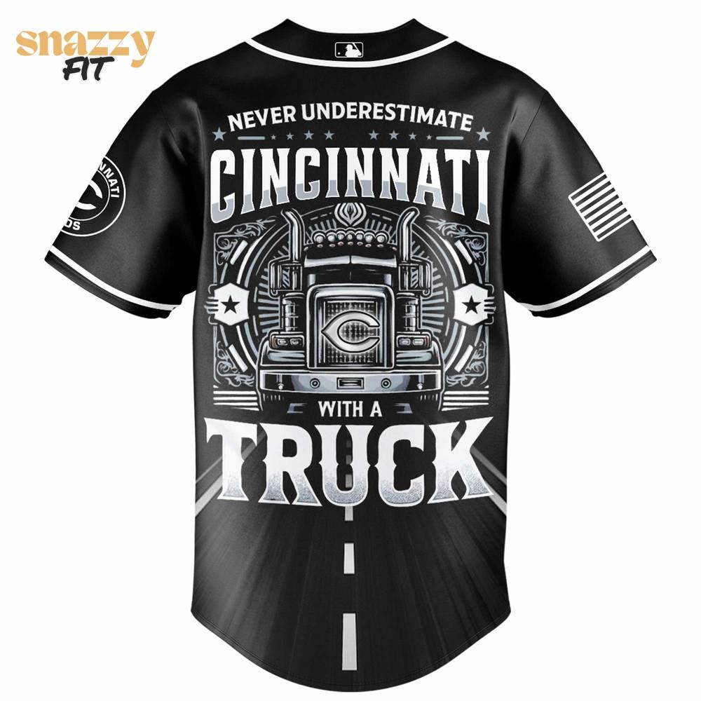 Cincinnati Reds Nation Truck Driver Appreciation Week Limited Edition Jersey 2025 Cincinnati Reds Nation Truck Driver Appreciation Week Limited Edition Jersey 2025