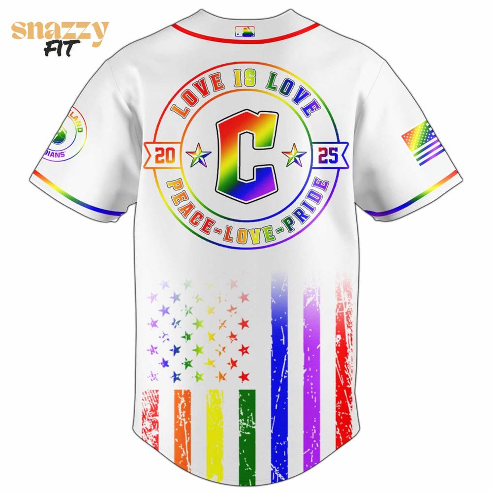 Cleveland Guardians MLB Happy Pride Month Limited Edition Jersey 2025 Cleveland Guardians MLB Happy Pride Month Limited Edition Jersey 2025