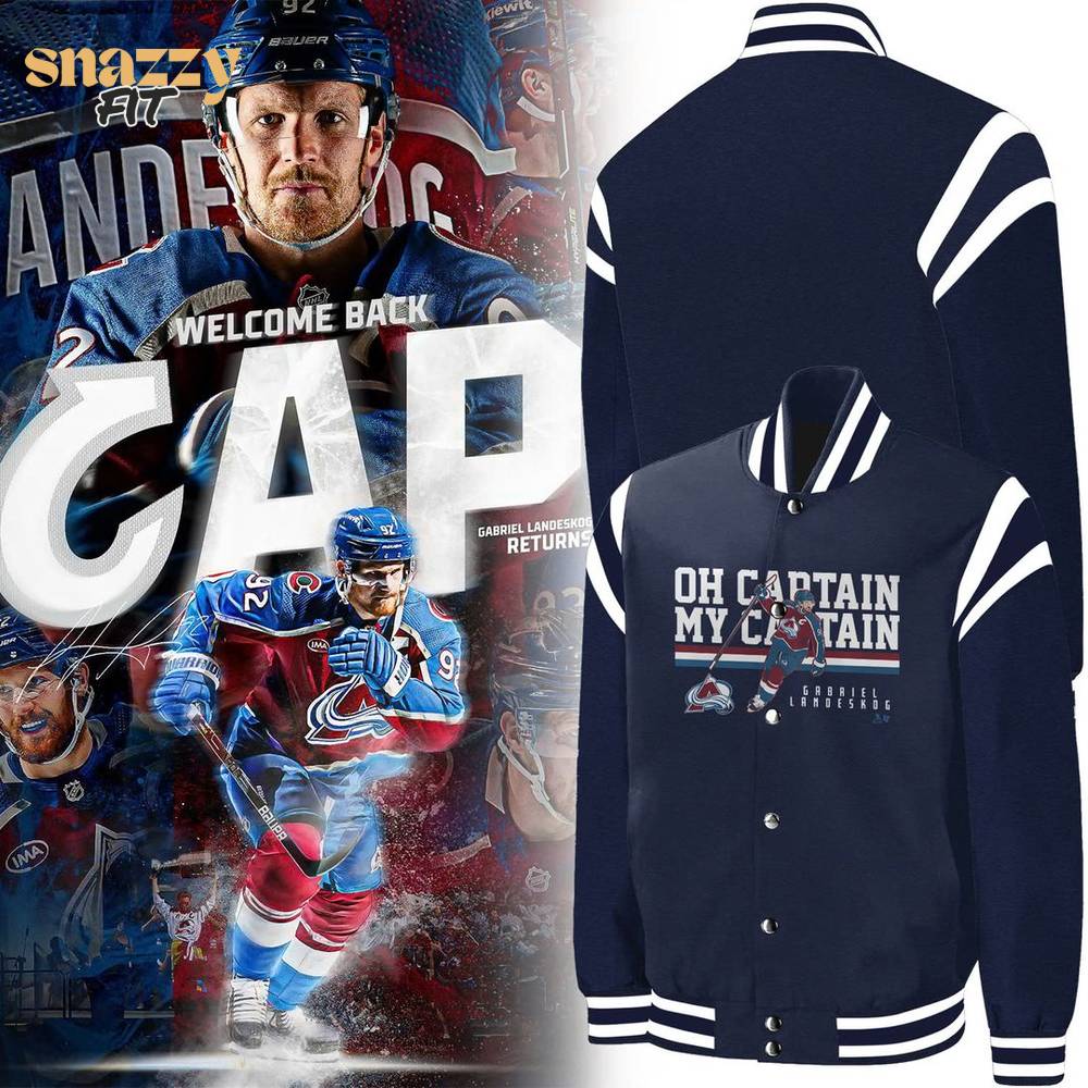 Colorado Avalanche "Oh Captain, My Captain" Special Edition Jacket Colorado Avalanche "Oh Captain, My Captain" Special Edition Jacket