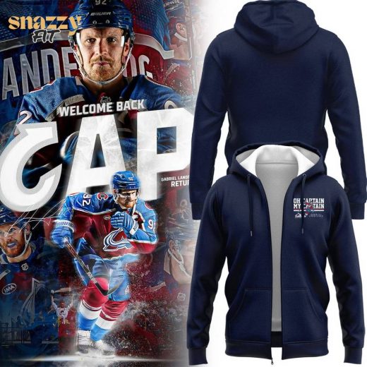 Colorado Avalanche “Oh Captain, My Captain” Special Edition Zip Hoodie
