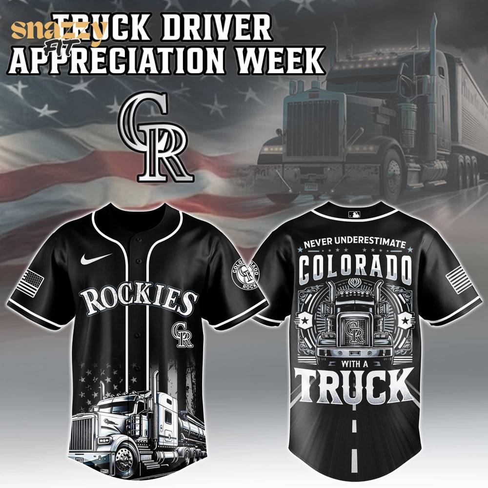Colorado Rockies Nation Truck Driver Appreciation Week Limited Edition Jersey 2025 Colorado Rockies Nation Truck Driver Appreciation Week Limited Edition Jersey 2025