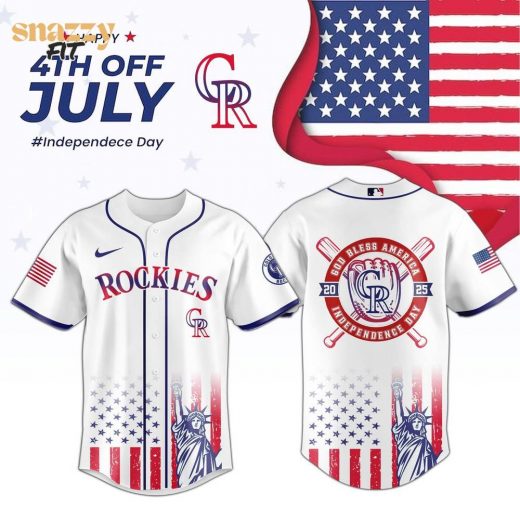Colorado Rockies Special Independence Day Limited Edition Jersey
