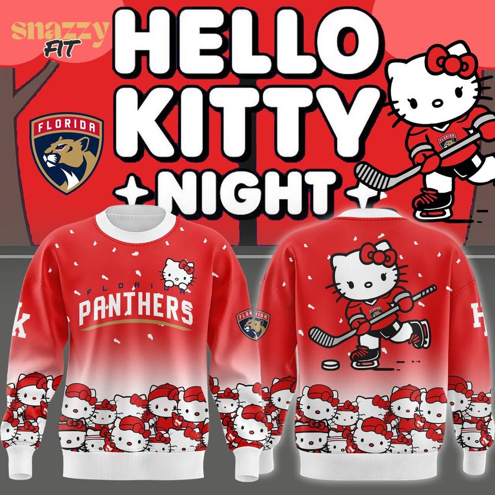 Florida Panthers Hello Kitty Sweatshirt 2025 V2 Florida Panthers Hello Kitty Sweatshirt 2025 V2