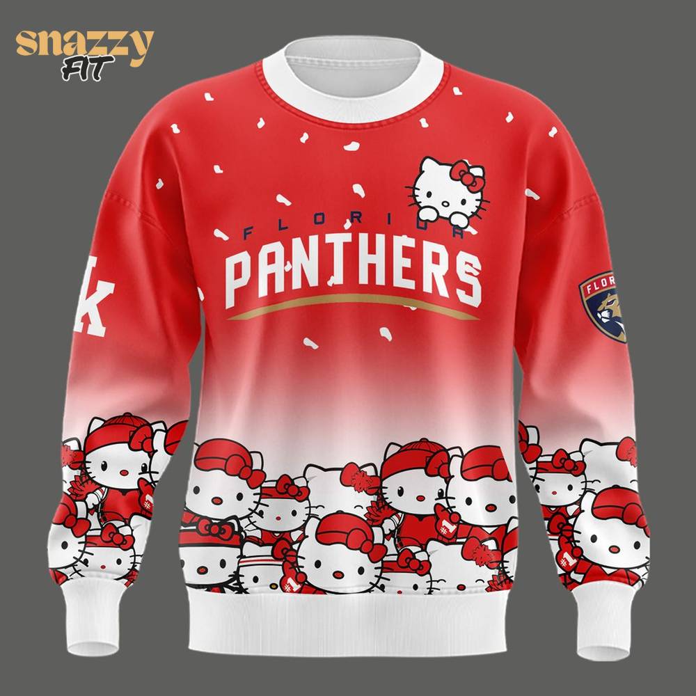 Florida Panthers Hello Kitty Sweatshirt 2025 V2 Florida Panthers Hello Kitty Sweatshirt 2025 V2