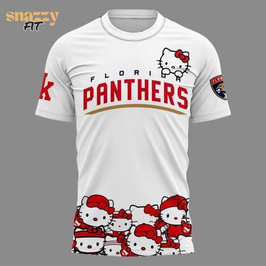 Florida Panthers Hello Kitty TShirt 2025