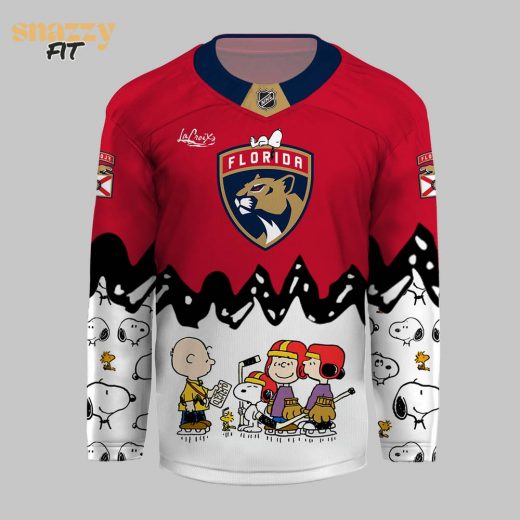 Florida Panthers Peanut Night Snoopy Limited Edition Jersey 2025