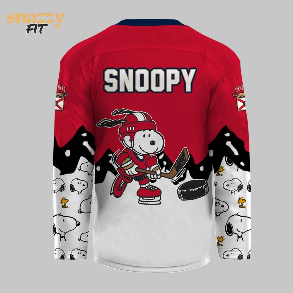 Florida Panthers Peanut Night Snoopy Limited Edition Jersey 2025 Florida Panthers Peanut Night Snoopy Limited Edition Jersey 2025