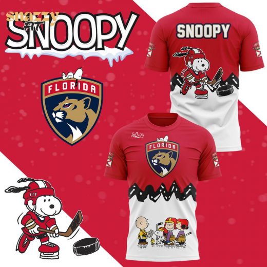 Florida Panthers Peanut Night Snoopy Limited Edition Tshirt 2025
