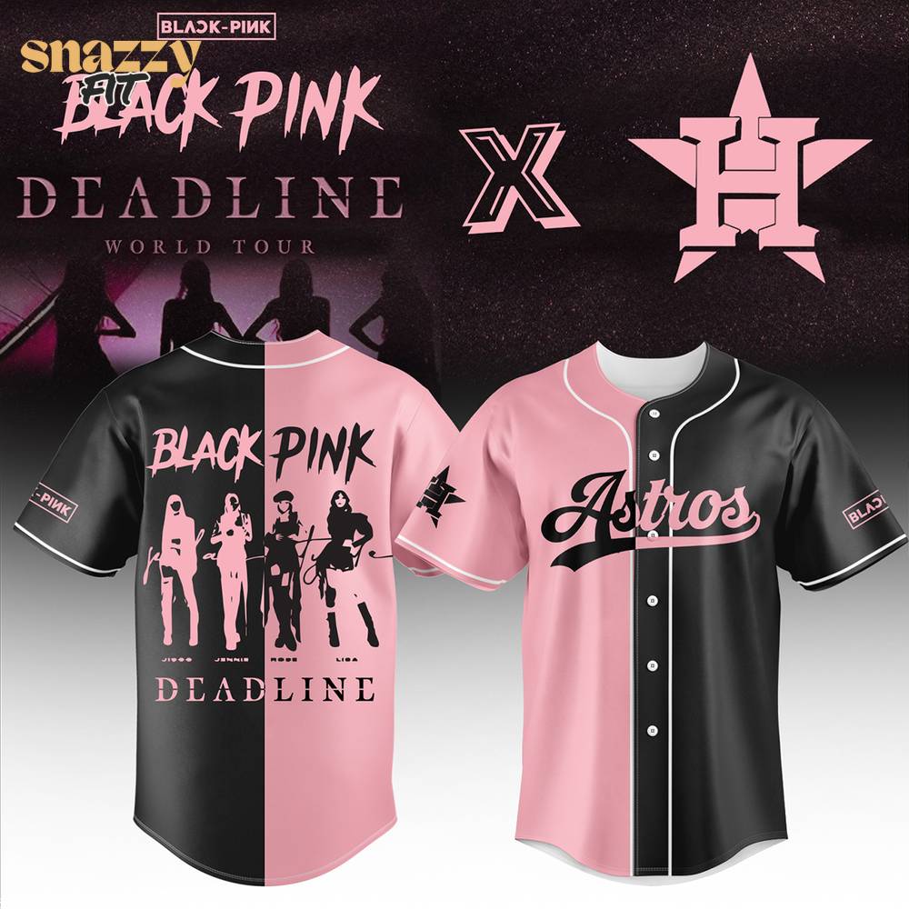 Houston Astros BLACKPINK Jersey Houston Astros BLACKPINK Jersey