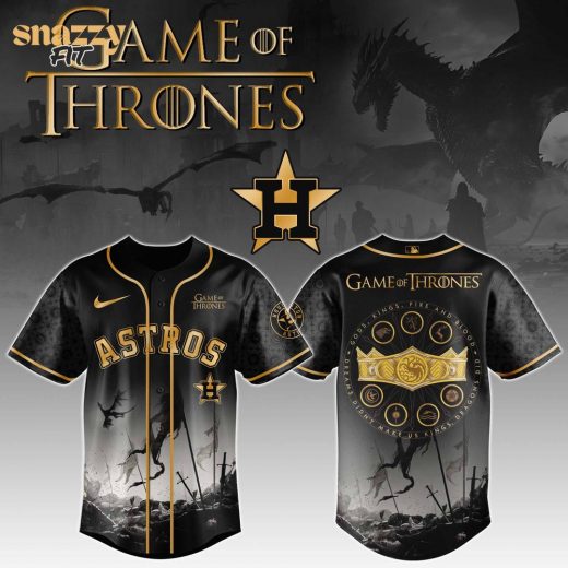 Houston Astros Game Of Thrones Night Game Exclusive Design Jersey