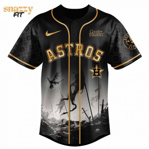Houston Astros Game Of Thrones Night Game Exclusive Design Jersey