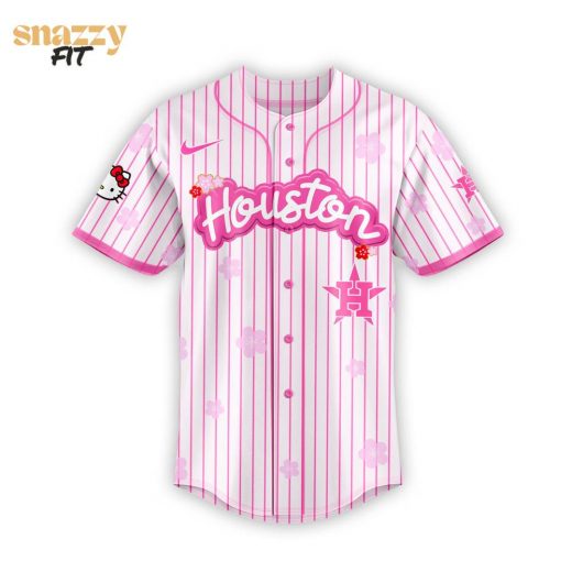 Houston Astros Hello Kitty Night Game Jersey Custom Name