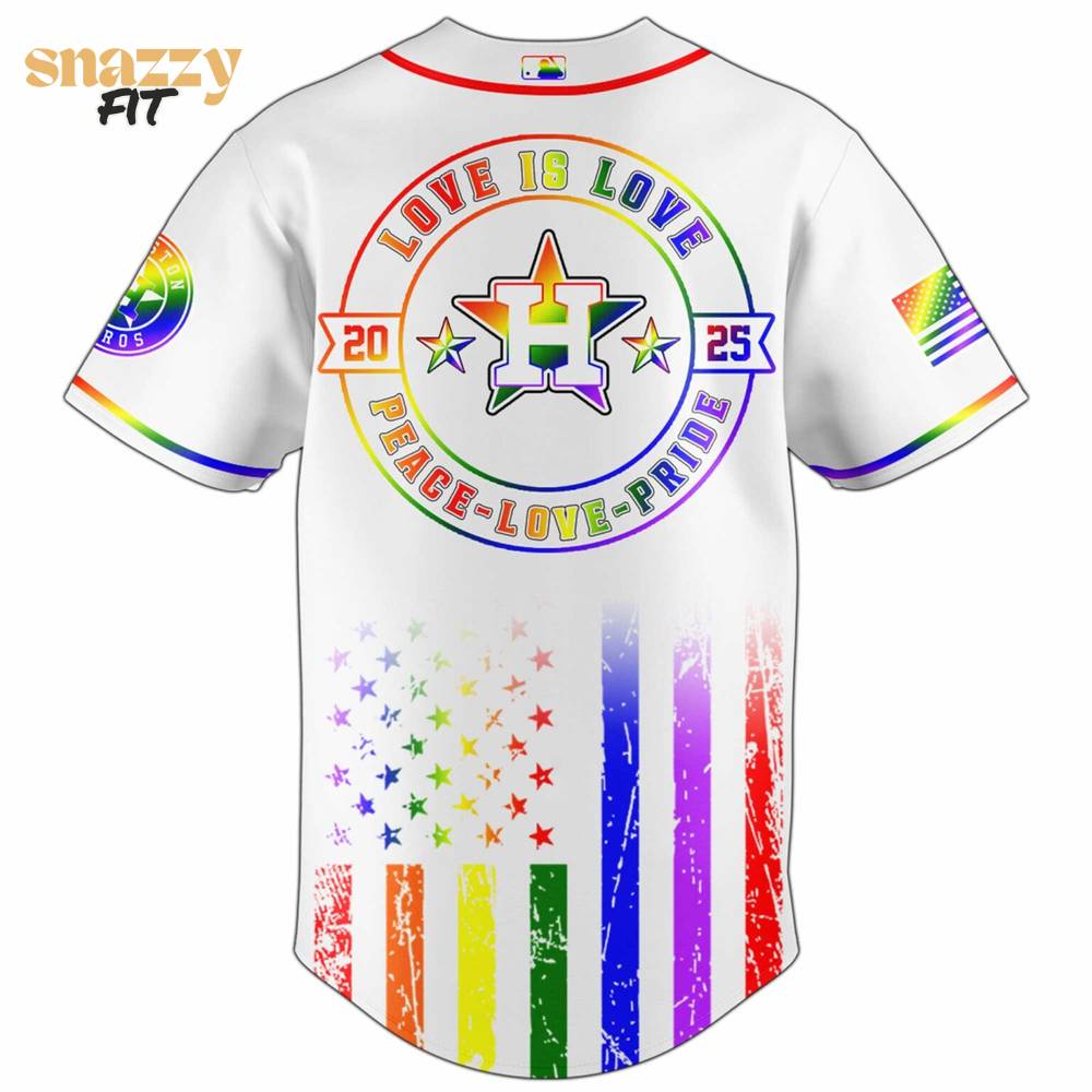 Houston Astros MLB Happy Pride Month Limited Edition Jersey 2025 Houston Astros MLB Happy Pride Month Limited Edition Jersey 2025