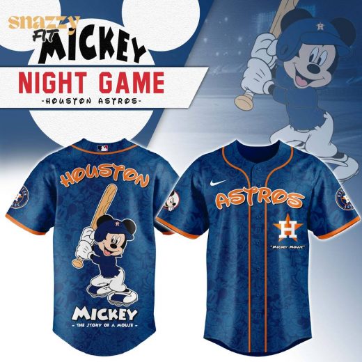 Houston Astros Mickey Night Game Jersey