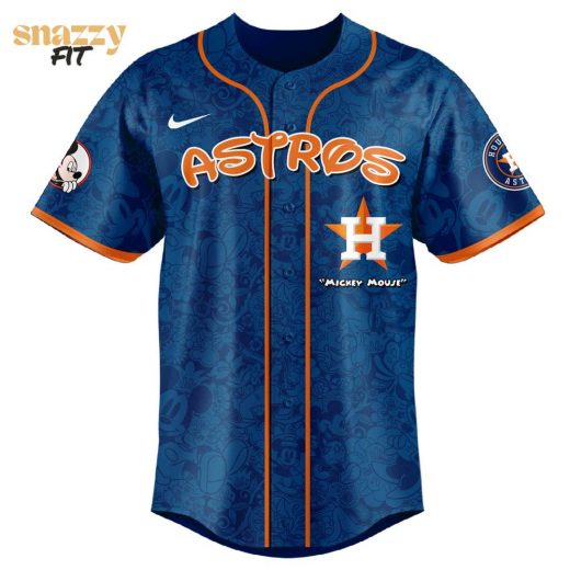 Houston Astros Mickey Night Game Jersey V2