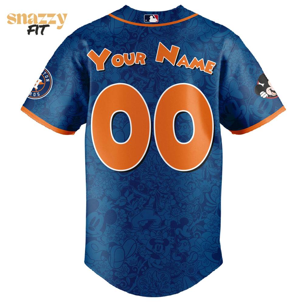 Houston Astros Mickey Night Game Jersey V2 Houston Astros Mickey Night Game Jersey V2