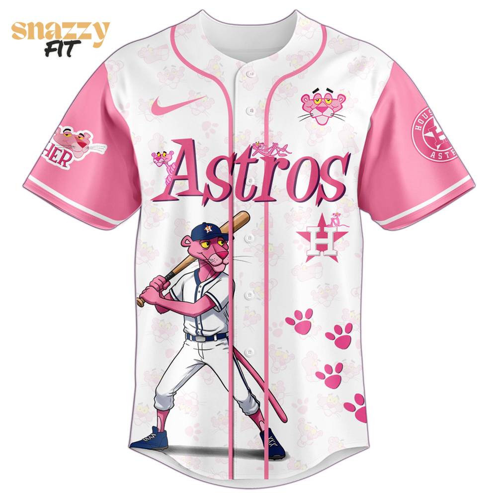 Houston Astros The Pink Panther Limited Edition Jersey Houston Astros The Pink Panther Limited Edition Jersey