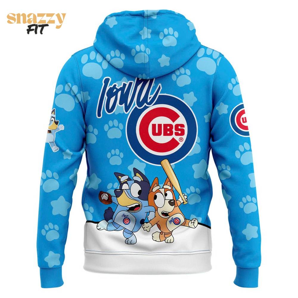 Iowa Cubs Bluey Night Special Hoodie Iowa Cubs Bluey Night Special Hoodie
