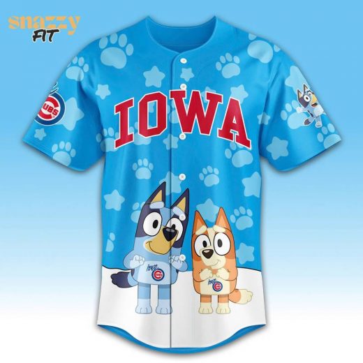 Iowa Cubs Bluey Night Special Jersey