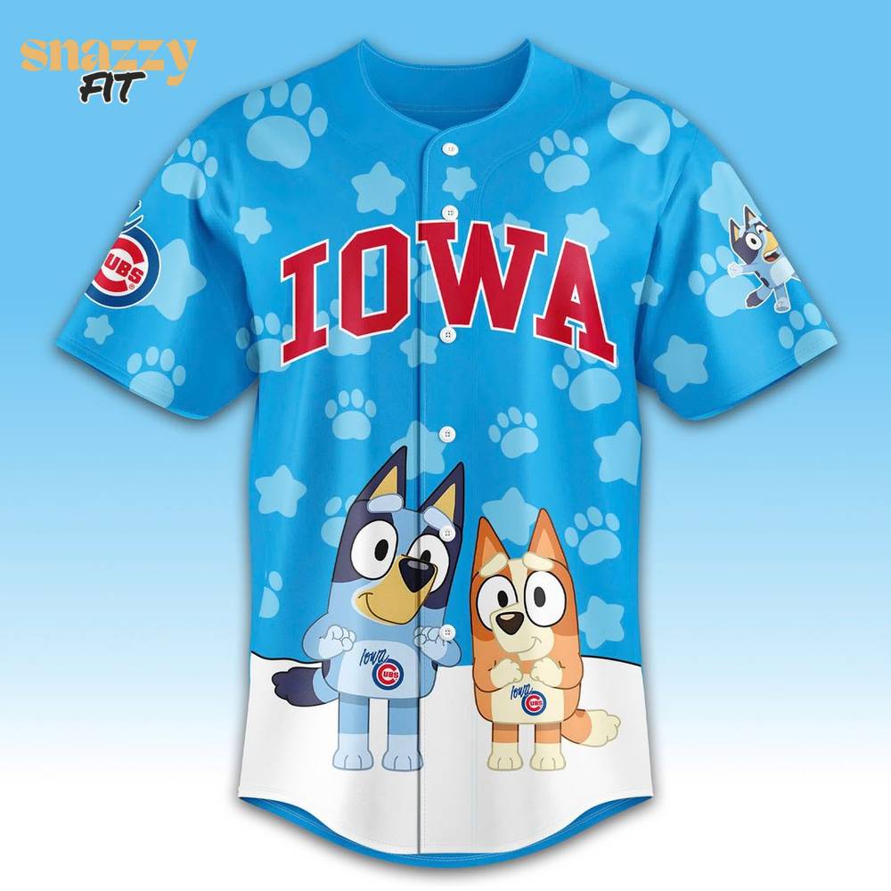 Iowa Cubs Bluey Night Special Jersey Iowa Cubs Bluey Night Special Jersey