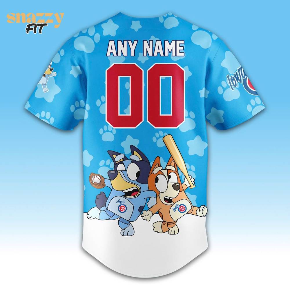 Iowa Cubs Bluey Night Special Jersey Iowa Cubs Bluey Night Special Jersey