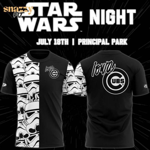 Iowa Cubs Star Wars Night Limited Editions TShirt