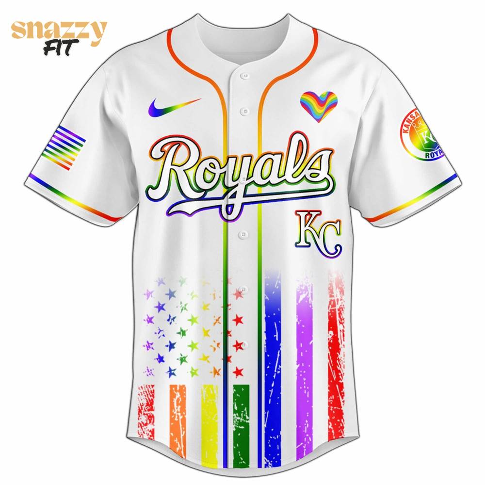 Kansas City Royals MLB Happy Pride Month Limited Edition Jersey 2025 Kansas City Royals MLB Happy Pride Month Limited Edition Jersey 2025