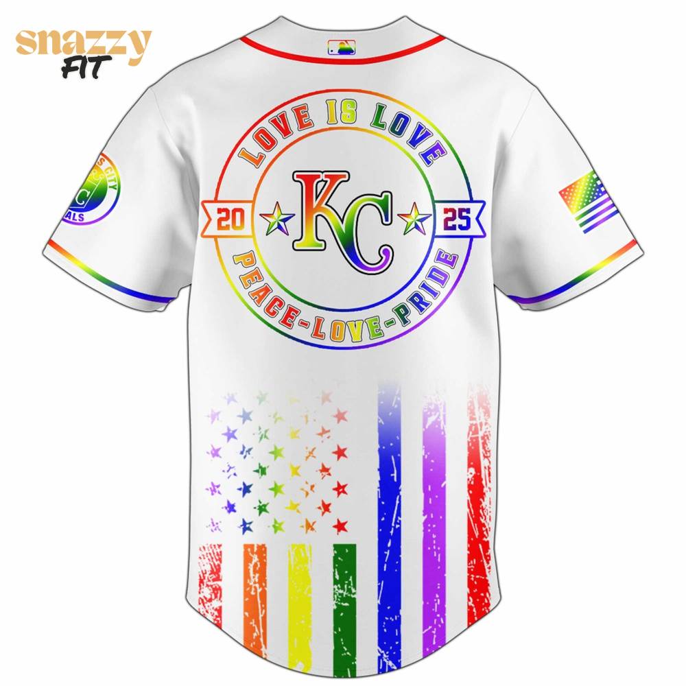 Kansas City Royals MLB Happy Pride Month Limited Edition Jersey 2025 Kansas City Royals MLB Happy Pride Month Limited Edition Jersey 2025