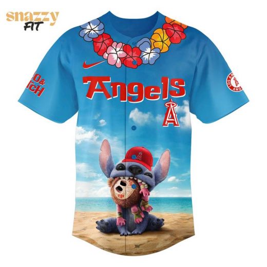 Los Angeles Angels Lilo & Stitch Jersey