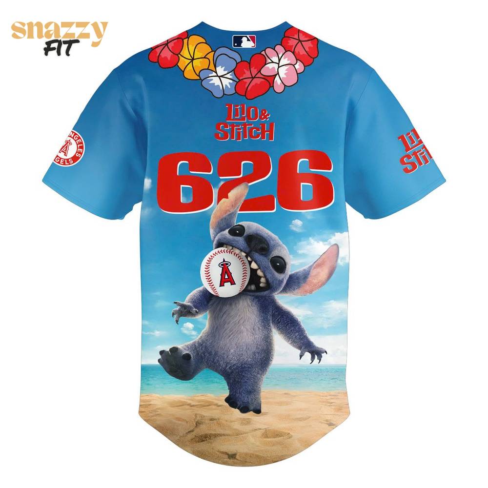 Los Angeles Angels Lilo & Stitch Jersey Los Angeles Angels Lilo & Stitch Jersey