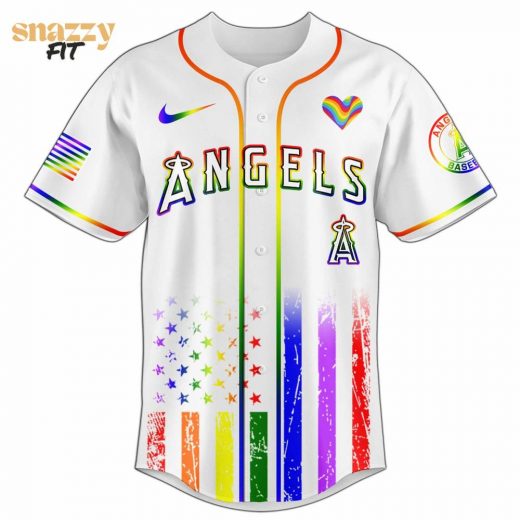 Los Angeles Angels MLB Happy Pride Month Limited Edition Jersey 2025