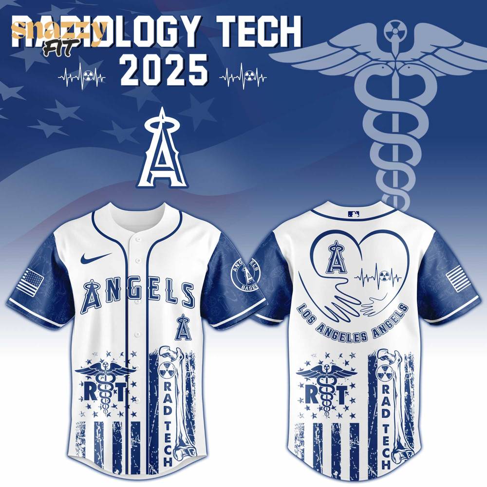 Los Angeles Angels Radiology Tech Night Exclusive Design Jersey Los Angeles Angels Radiology Tech Night Exclusive Design Jersey