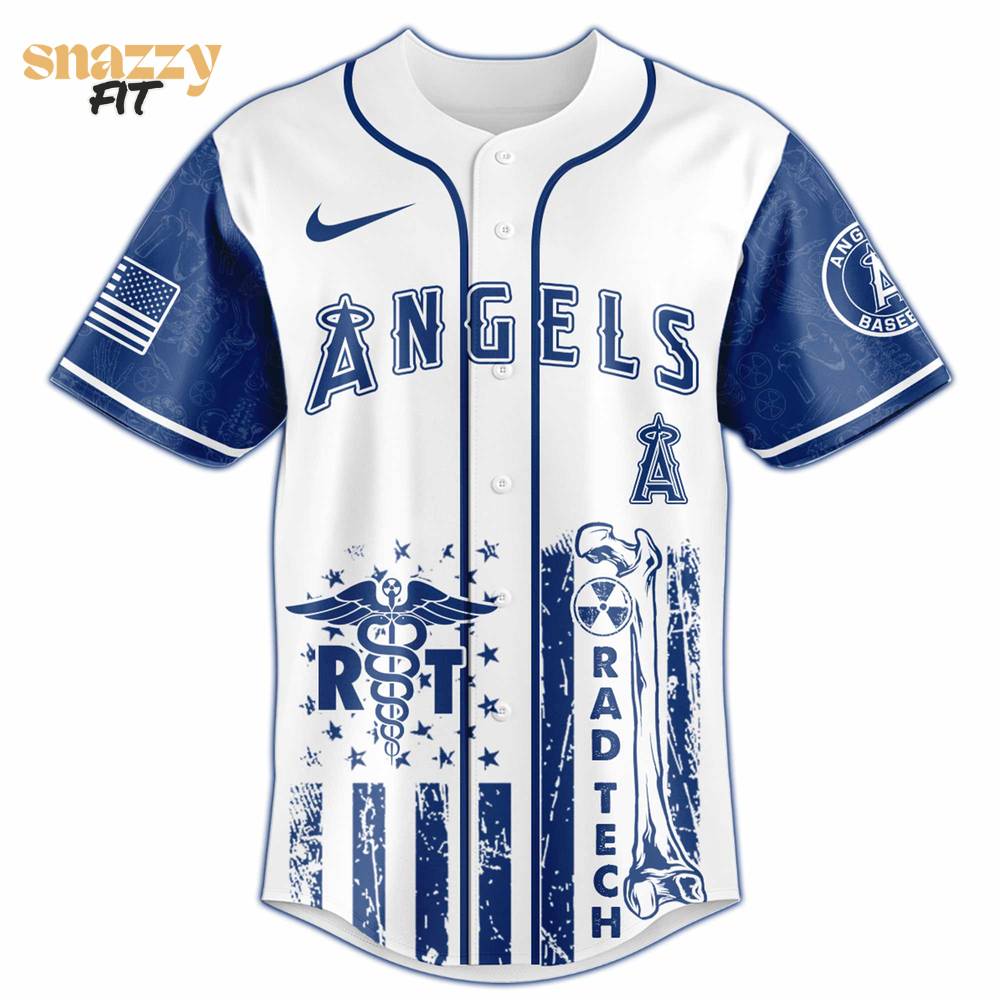 Los Angeles Angels Radiology Tech Night Exclusive Design Jersey Los Angeles Angels Radiology Tech Night Exclusive Design Jersey