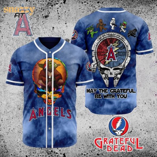 Los Angeles Angels Star Wars x Grateful Dead Jersey