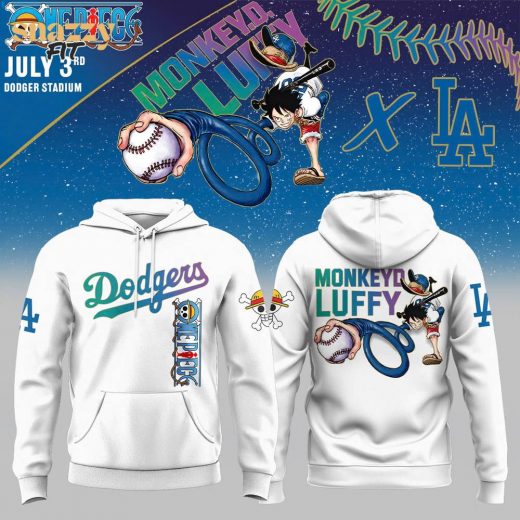 Los Angeles Dodgers ONE PIECE Night Hoodie