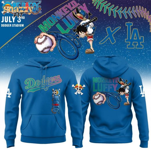 Los Angeles Dodgers ONE PIECE Night Hoodie V2