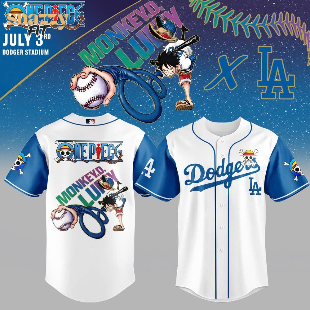 Los Angeles Dodgers ONE PIECE Night Jersey Los Angeles Dodgers ONE PIECE Night Jersey