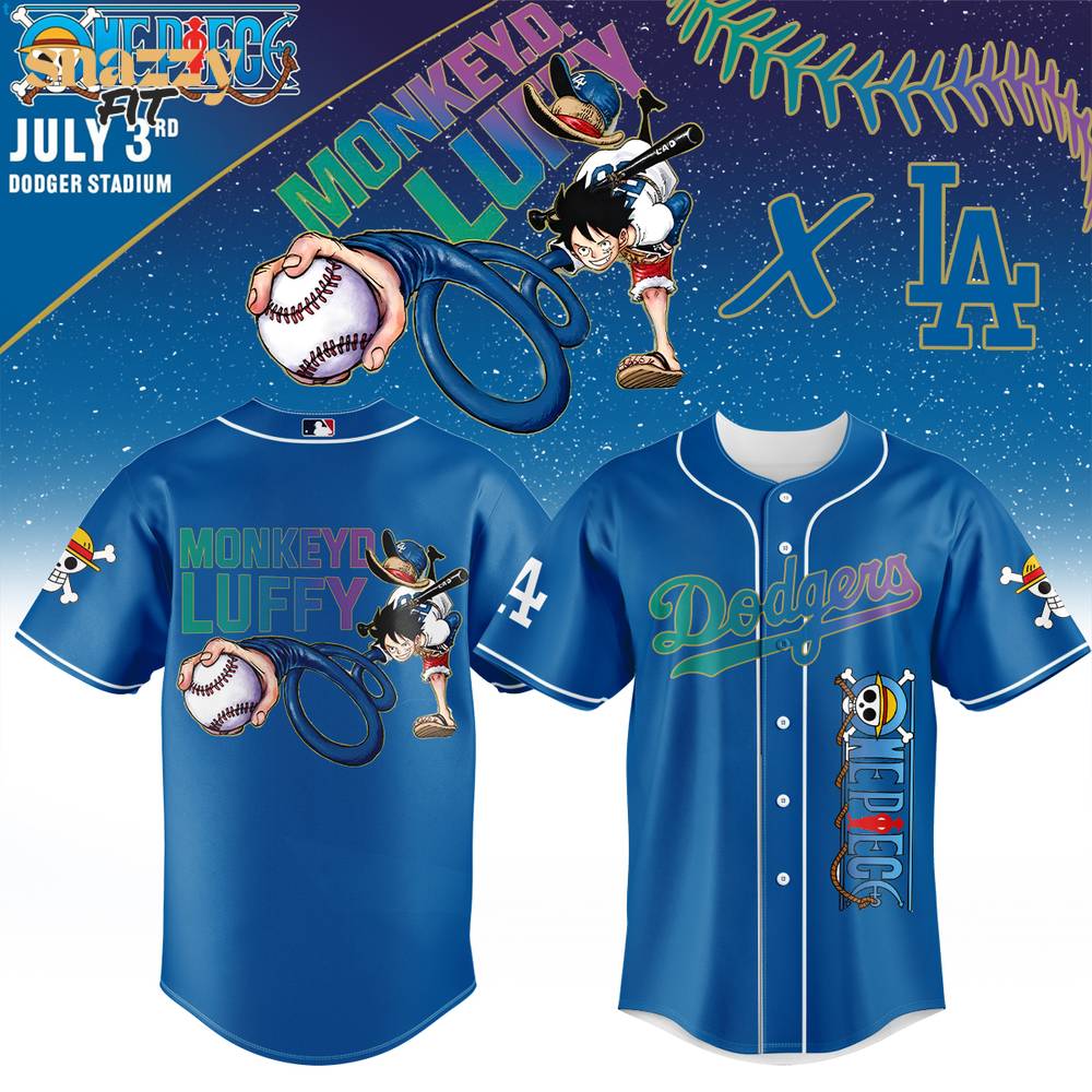 Los Angeles Dodgers ONE PIECE Night Jersey V3 Los Angeles Dodgers ONE PIECE Night Jersey V3