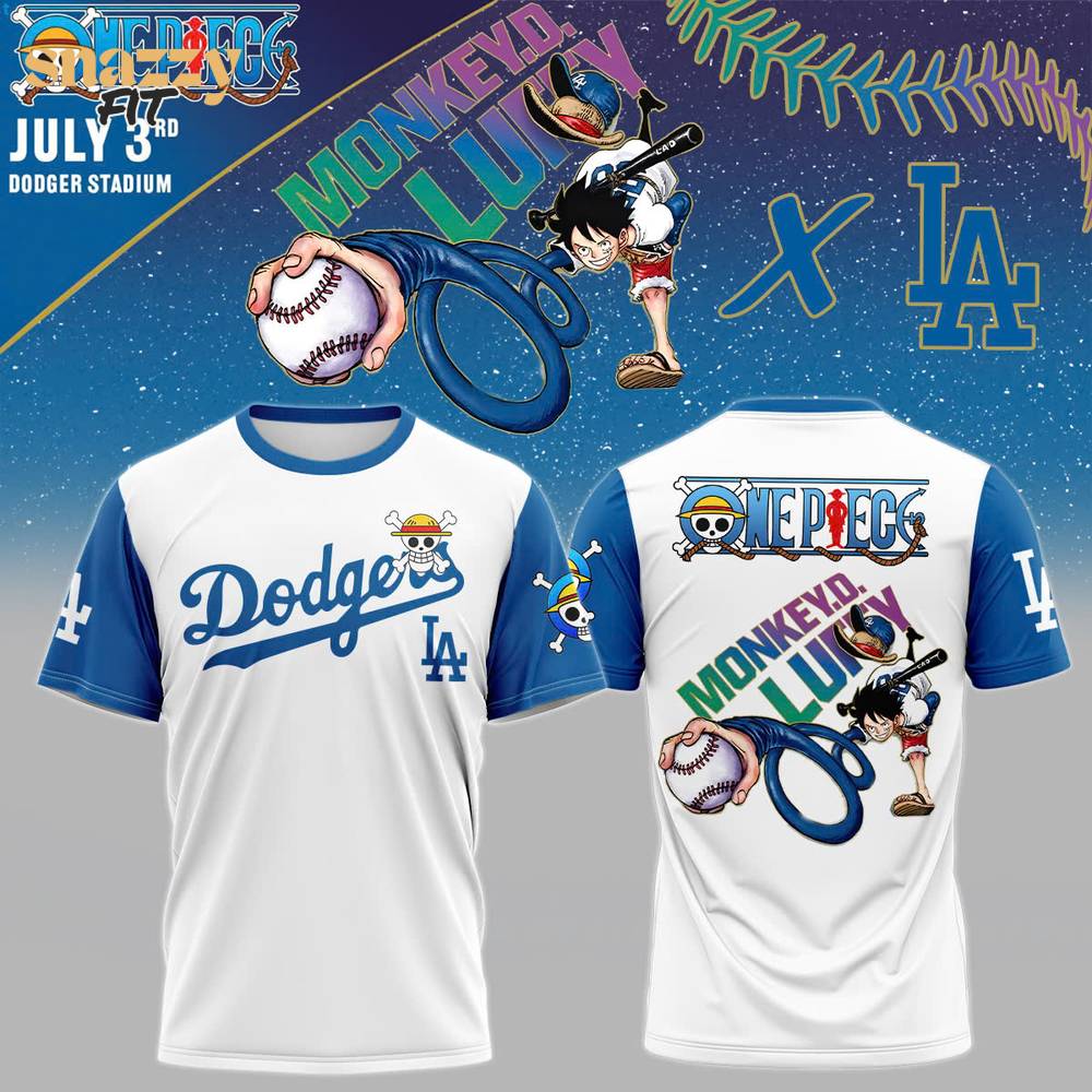 Los Angeles Dodgers ONE PIECE Night Tshirt Los Angeles Dodgers ONE PIECE Night Tshirt