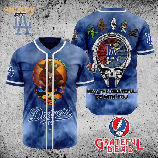 Los Angeles Dodgers Star Wars x Grateful Dead Jersey